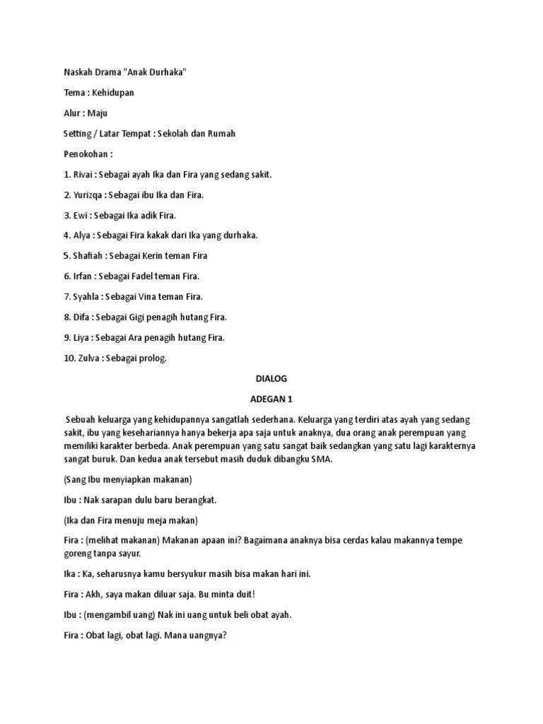 Naskah Drama B. Indo | PDF