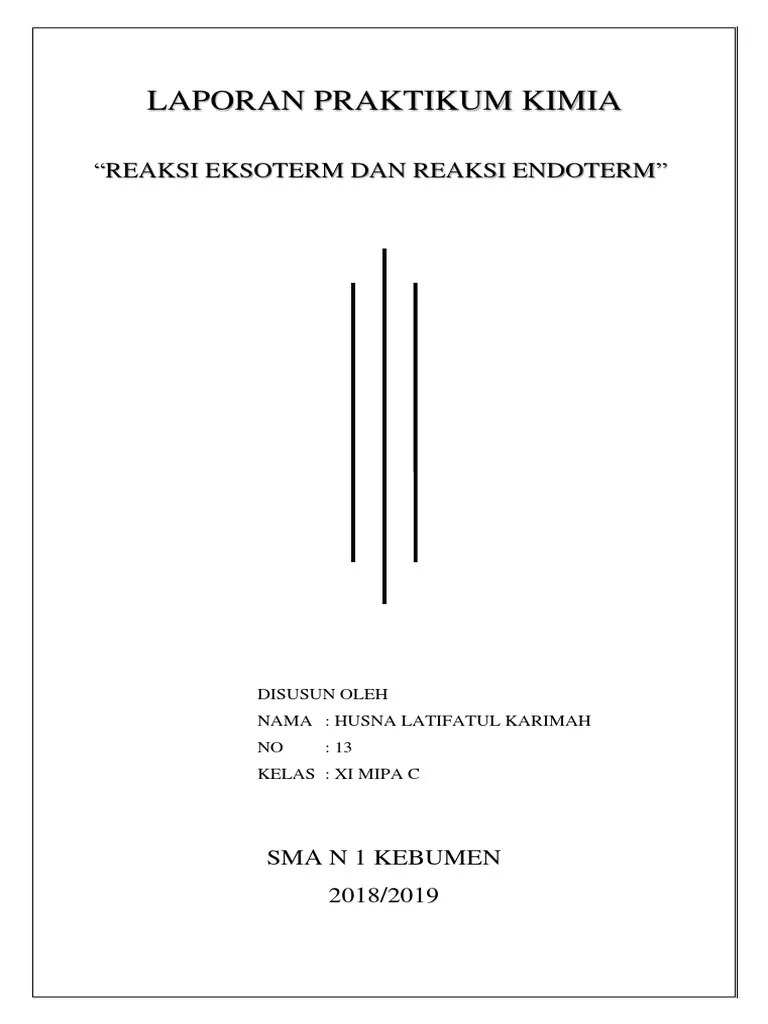Laporan Percobaan Termokimia | PDF