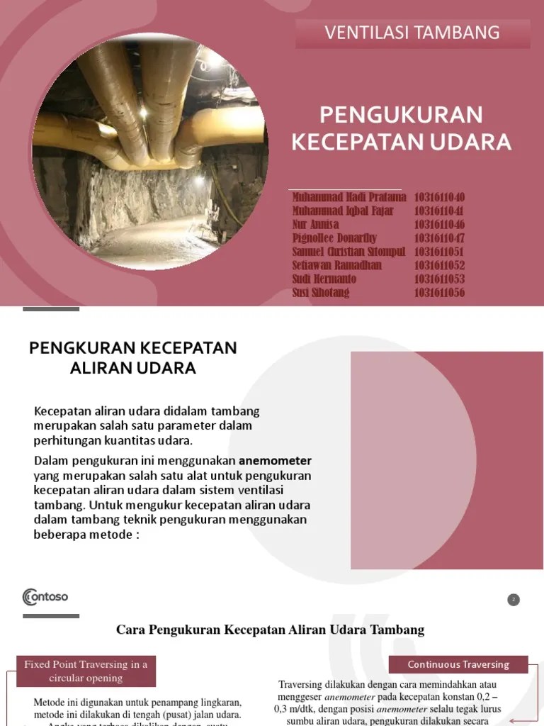 Pengukuran Kecepatan Udara | PDF