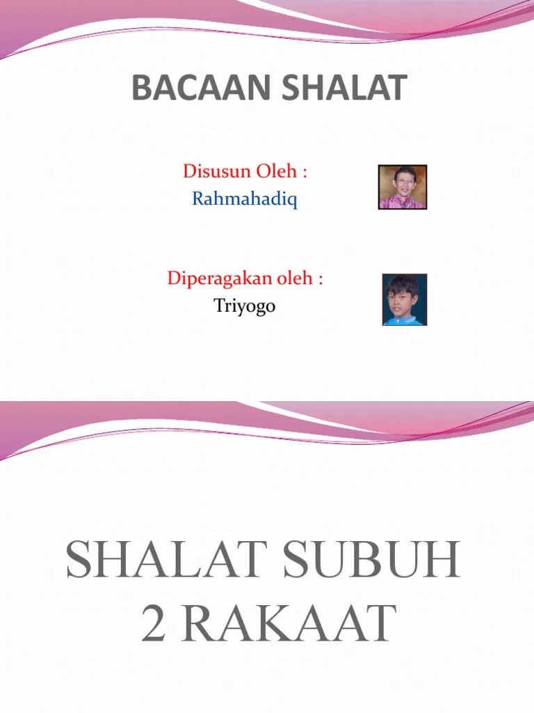 Bacaan Shalat | PDF