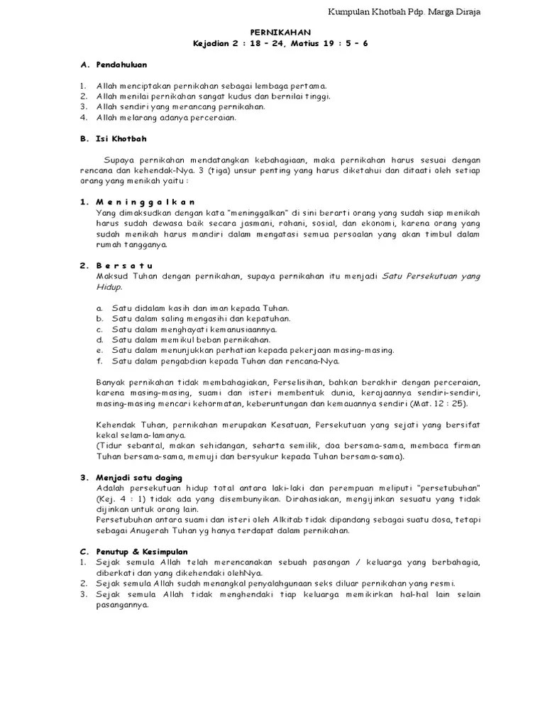 Kumpulan Khotbah | PDF