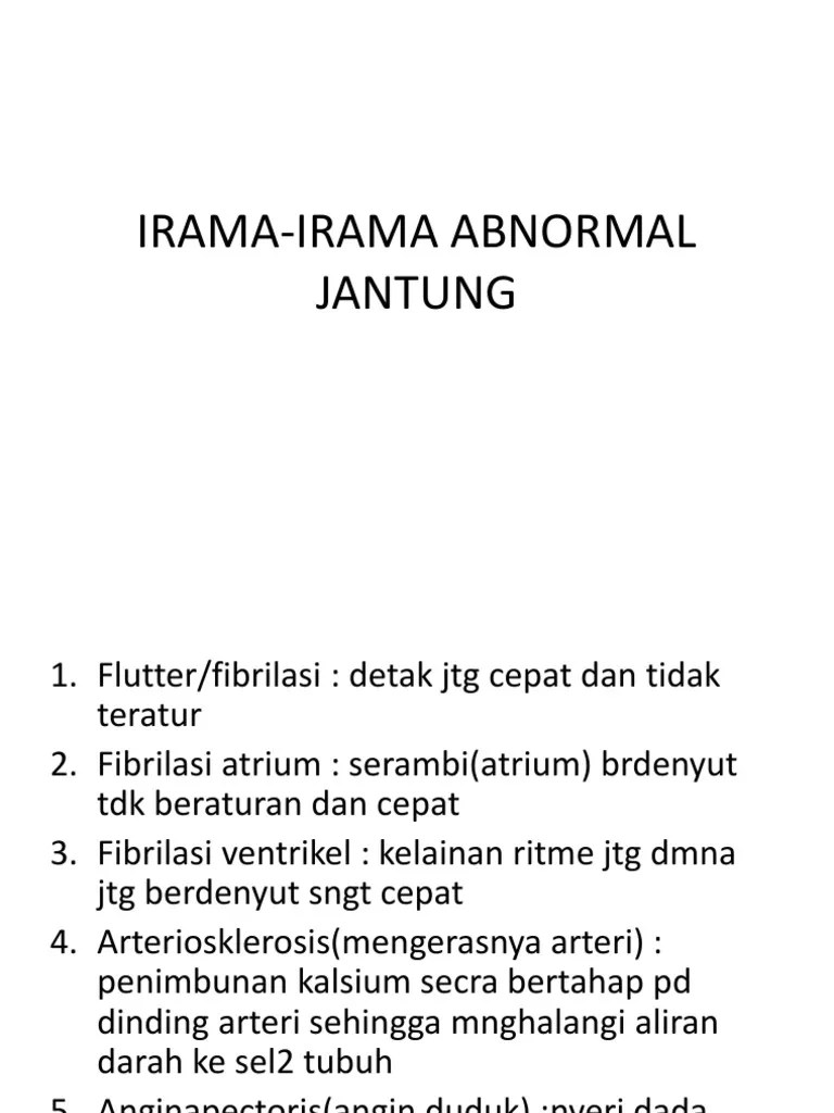 Irama-Irama Abnormal Jantung | PDF