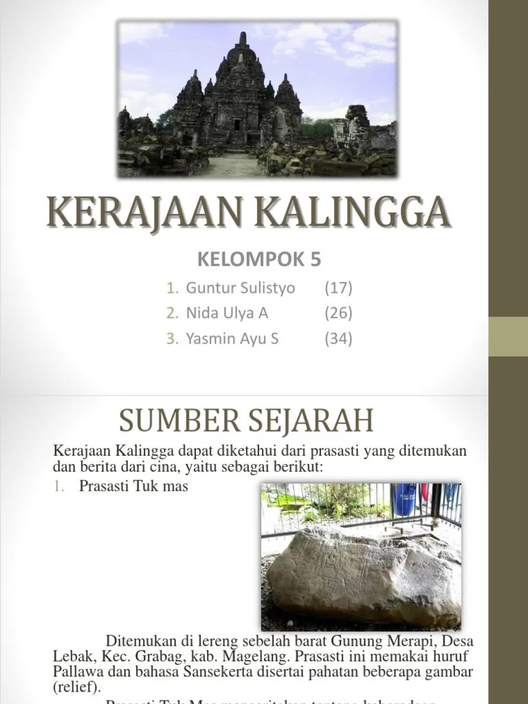 Kerajaan Kalingga (Kelompok 5) | PDF