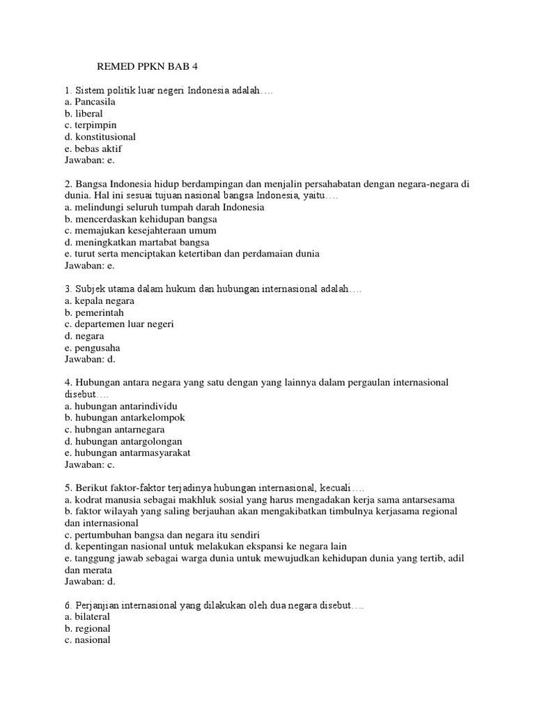 Remed PPKN Bab 4 | PDF