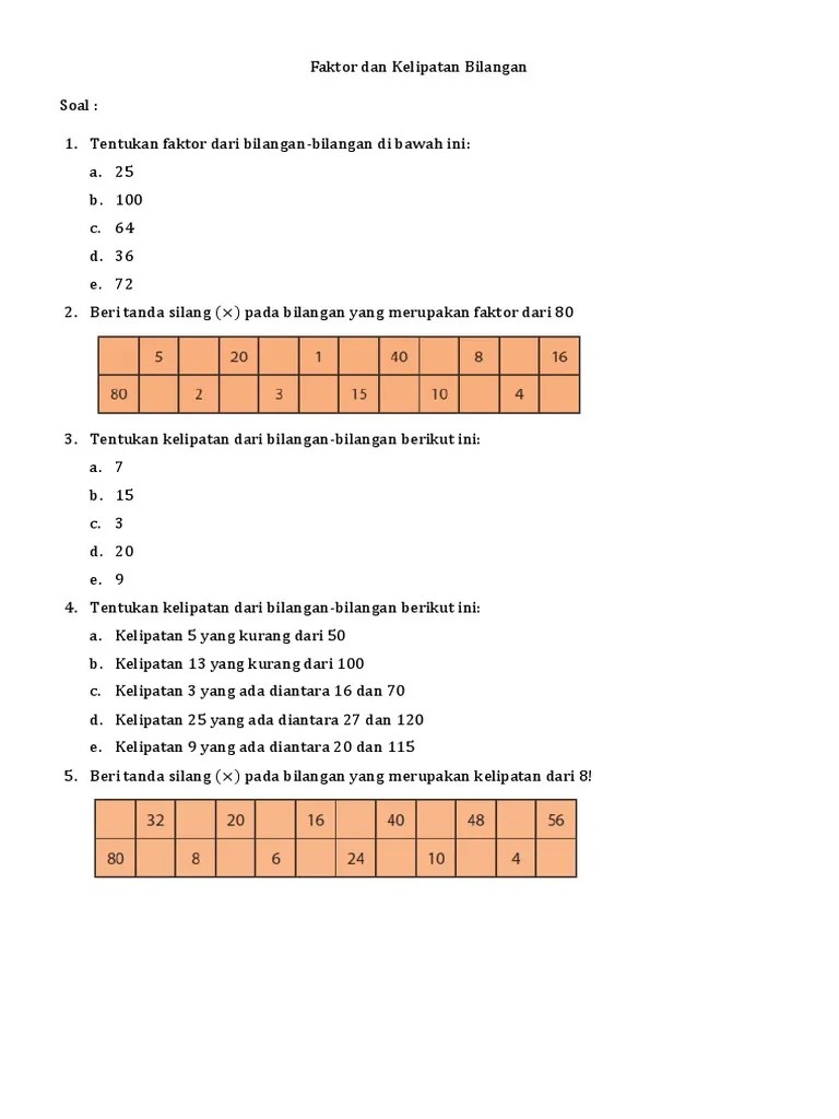 Bilangan Prima Kurang Dari 70
