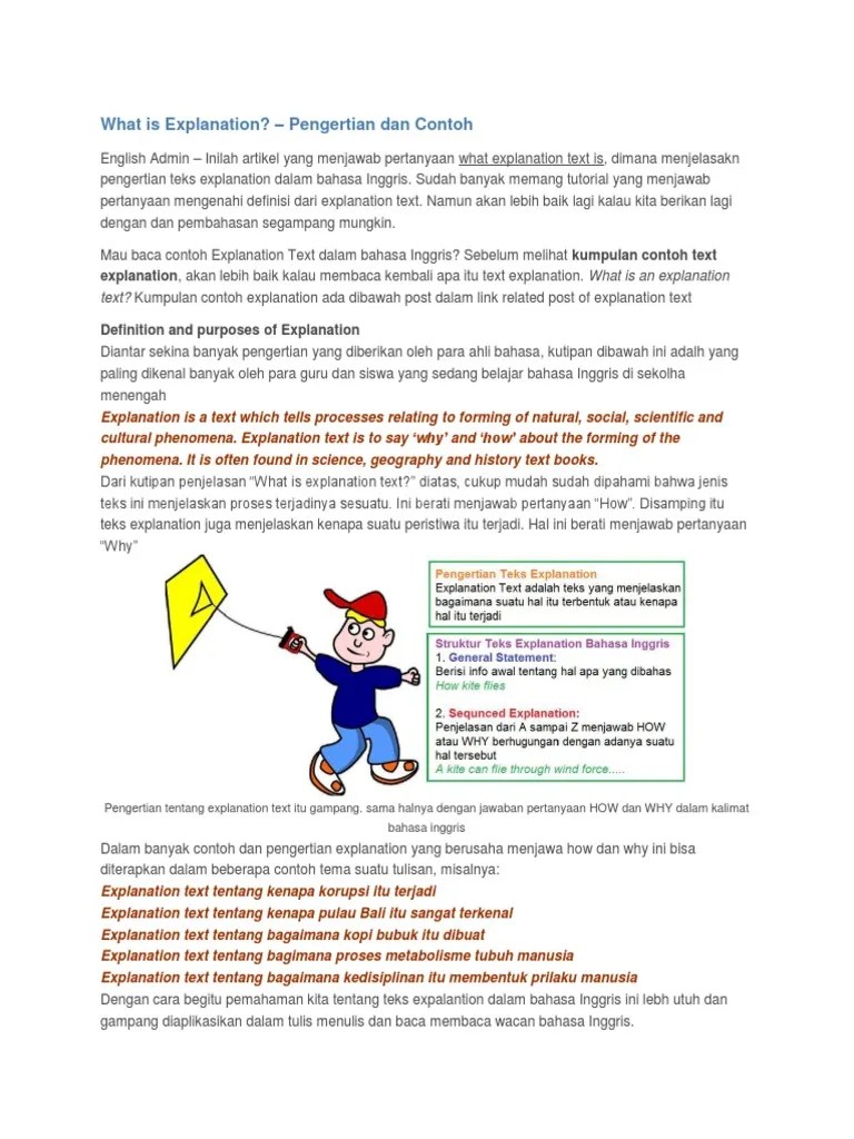 Contoh Text Explanation Beserta Soal 11