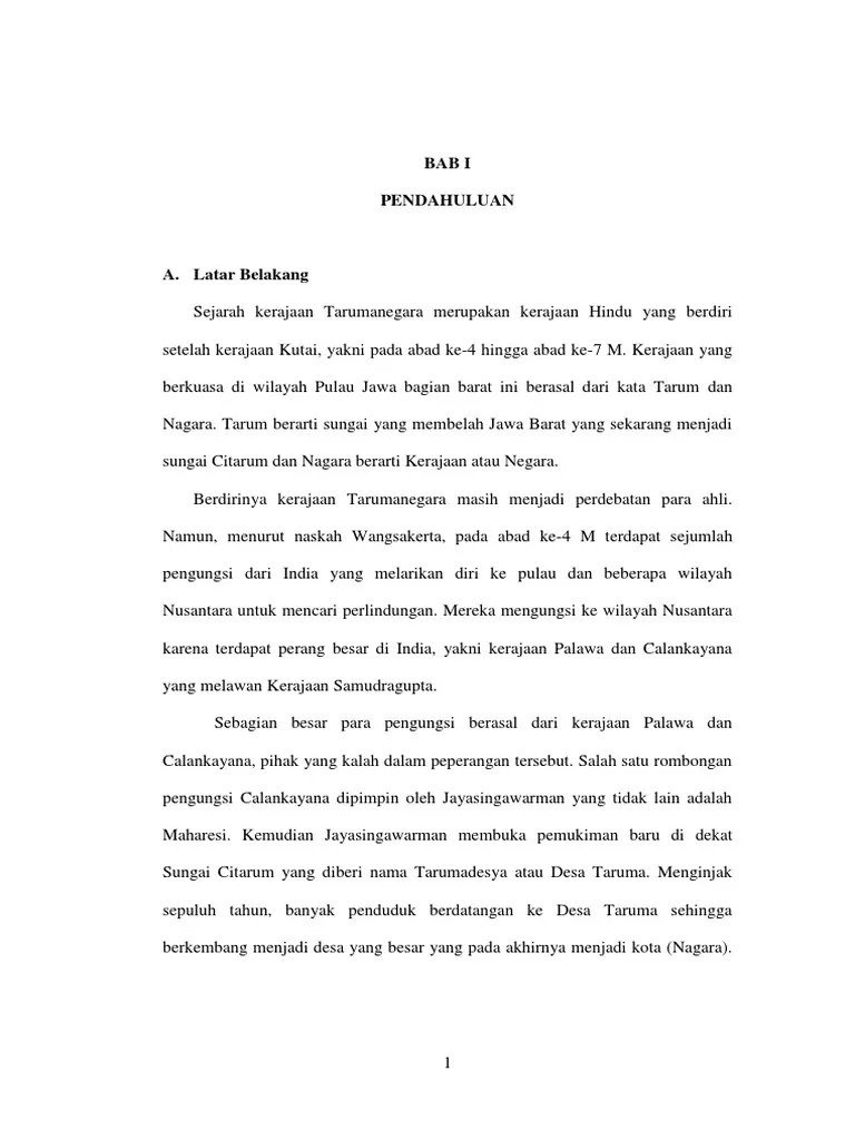 Makalah Kerajaan Tarumanegara