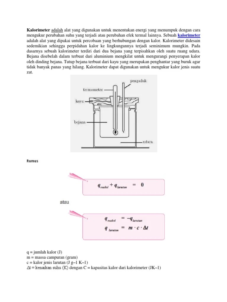 Kalorimetri | PDF