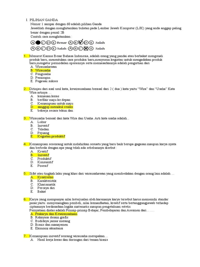 Pkwu - PTS1 X 2019 | PDF