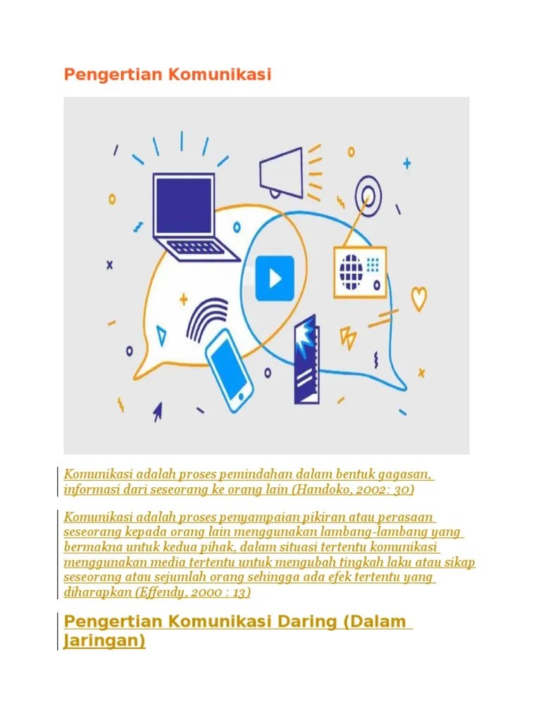 Materi Komunikasi Daring