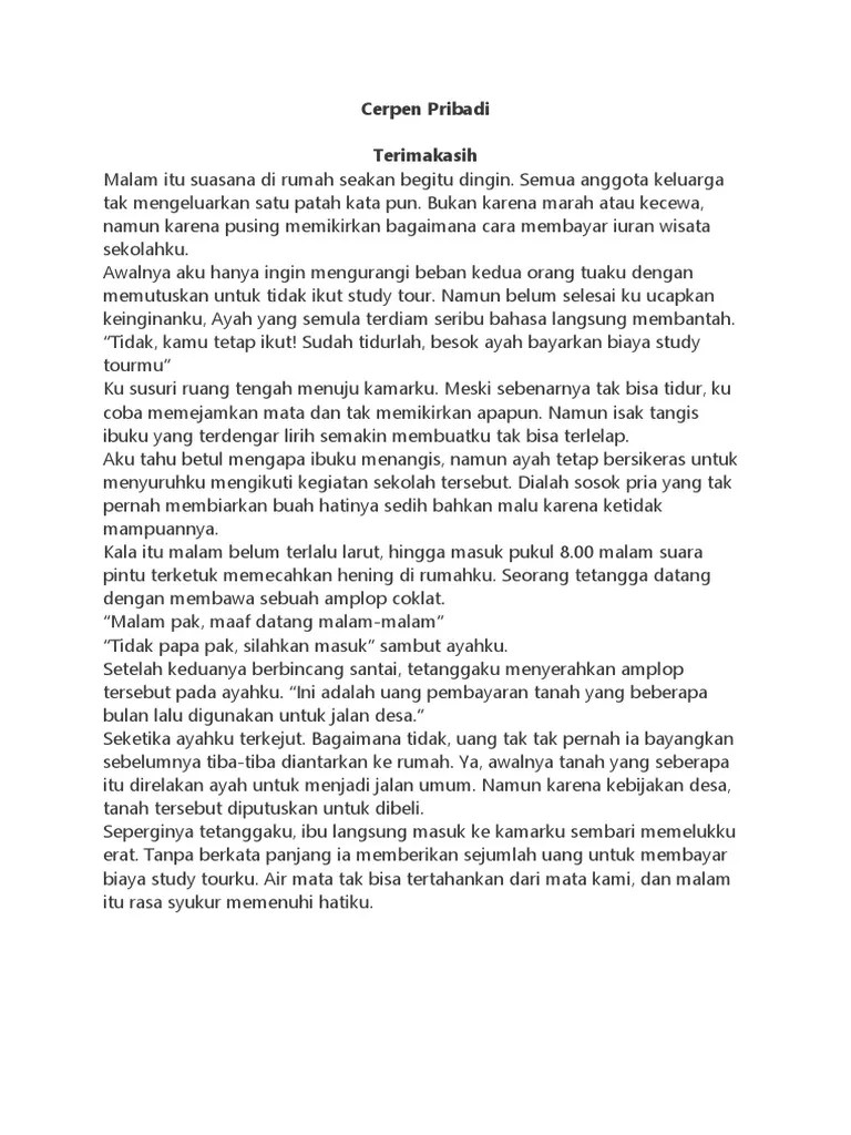 Cerpen Pribadi | PDF