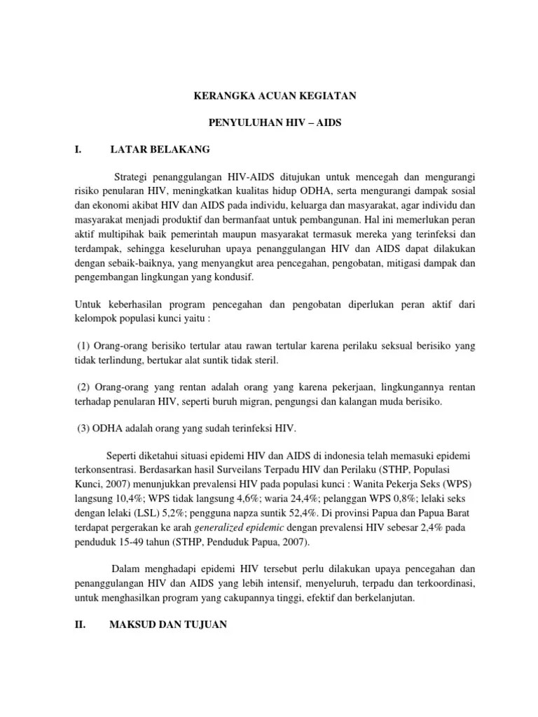 Kak Penyuluhan Hiv | PDF