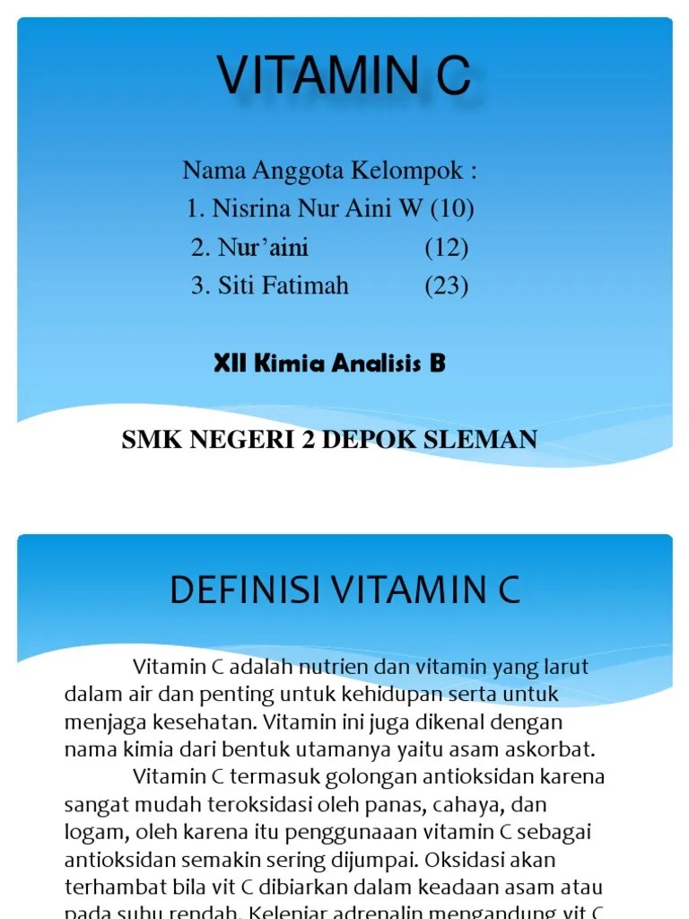 Vitamin C | PDF
