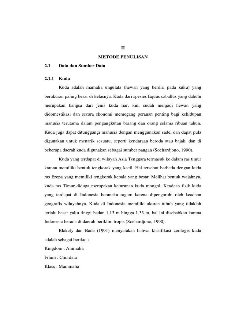 BAB II Genetika Kuda | PDF