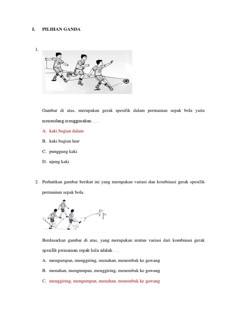 Sebutkan Gerak Spesifik Dalam Permainan Sepak Bola – Goreng