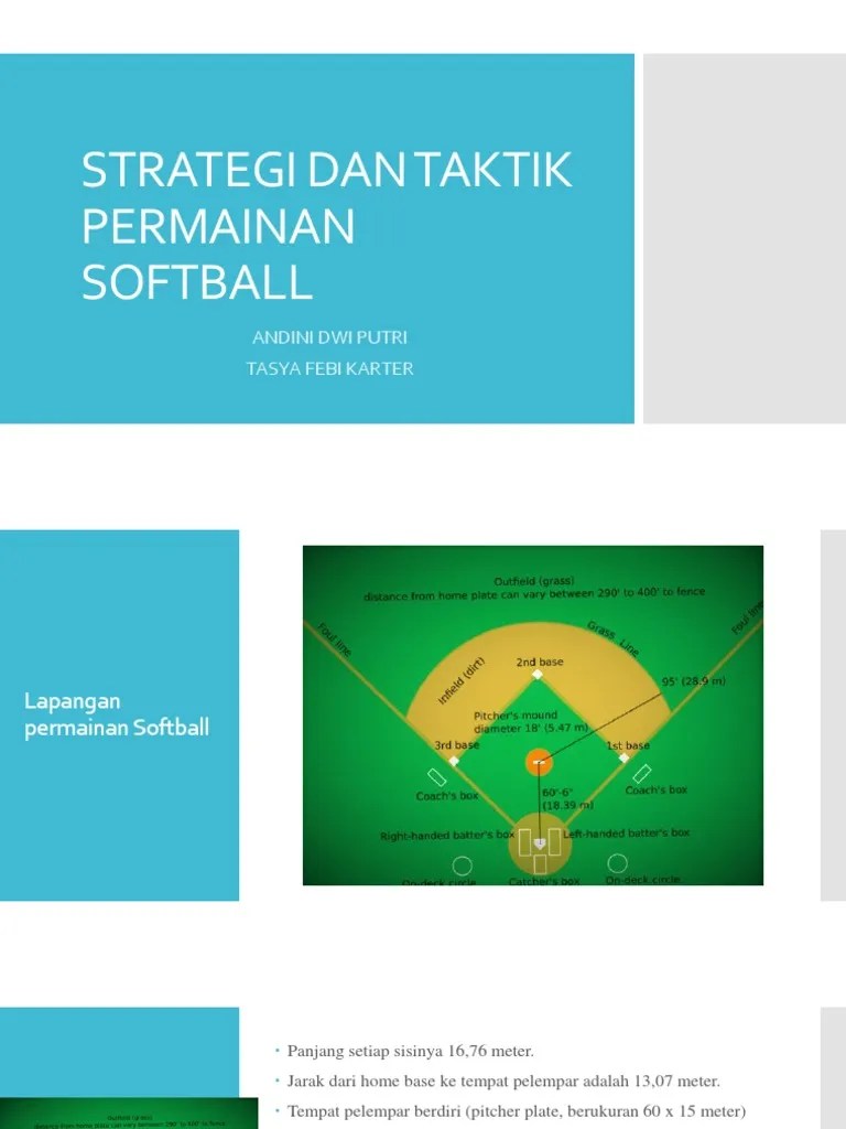 Strategi Dan Taktik Permainan Softball | PDF