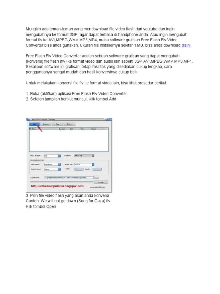 Ubah FLV Ke mp4 | PDF