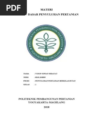 Tugas Ke-1 Materi | PDF