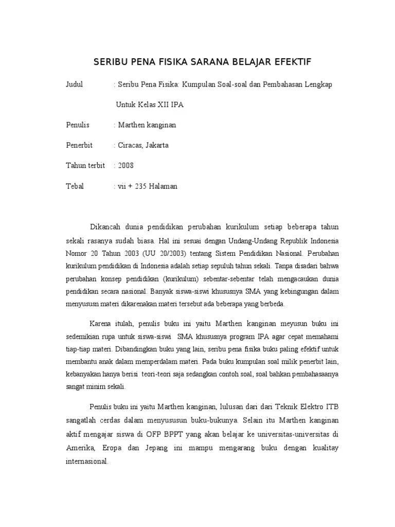 Contoh Soal Resensi Buku Dan Pembahasannya – Lukisan