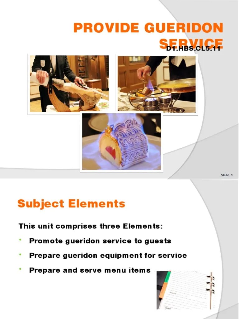 Provide Gueridon Service Refined | PDF | Hors D&rsquo;oeuvre | Salad