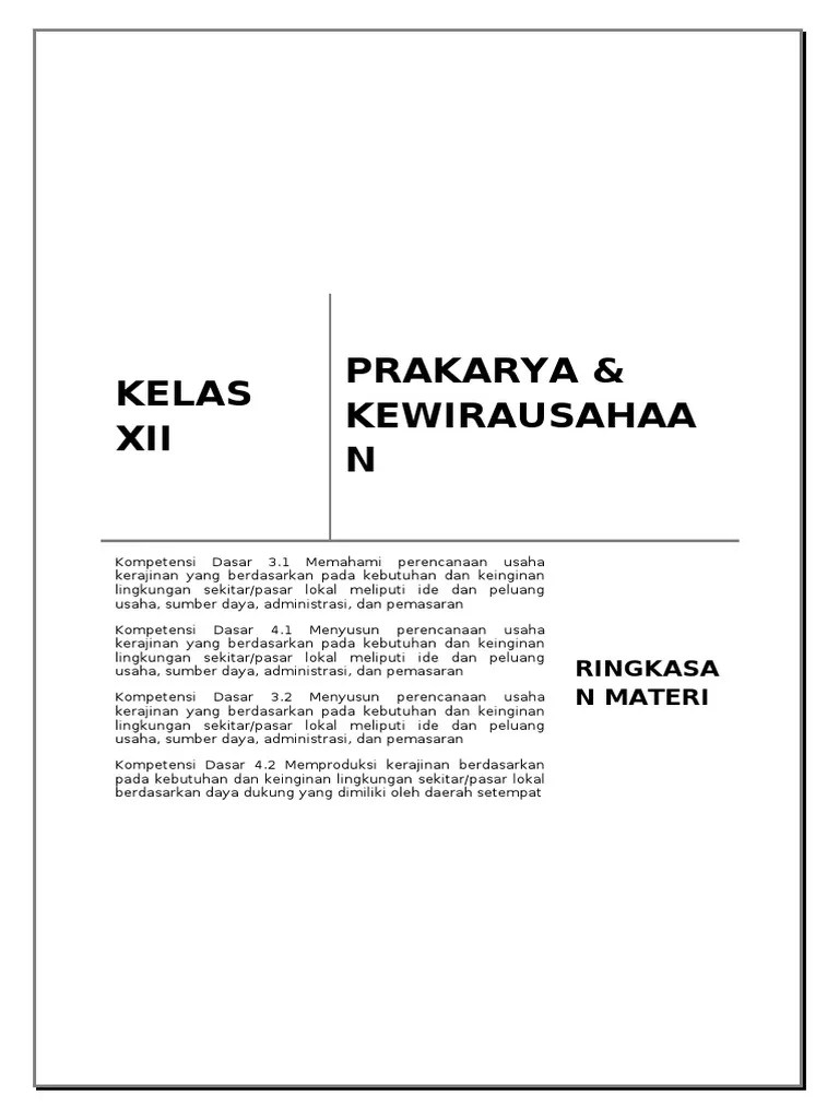 Perencanaan Usaha Kerajinan Untuk Pasar Lokal – Nasi