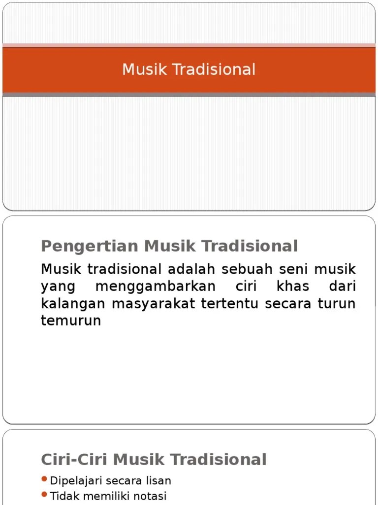 Musik Tradisional (Gamelan)