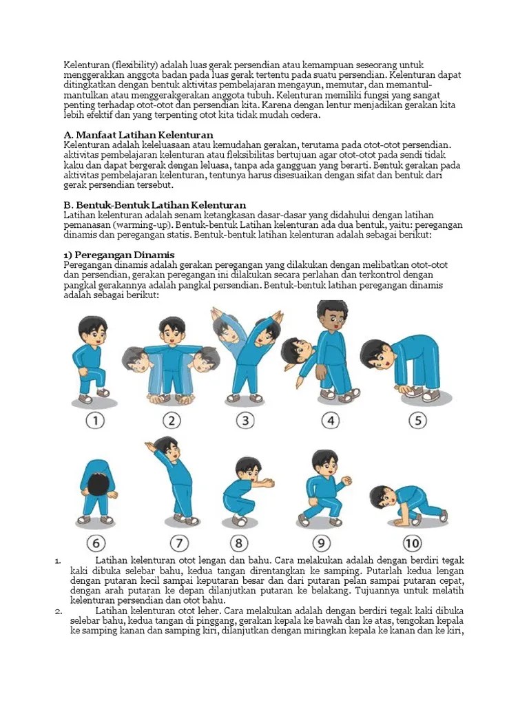 Tercepat Variasi Latihan Kelenturan Tubuh Adalah