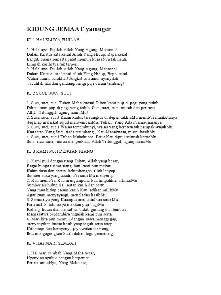 Kidung Jemaat | PDF