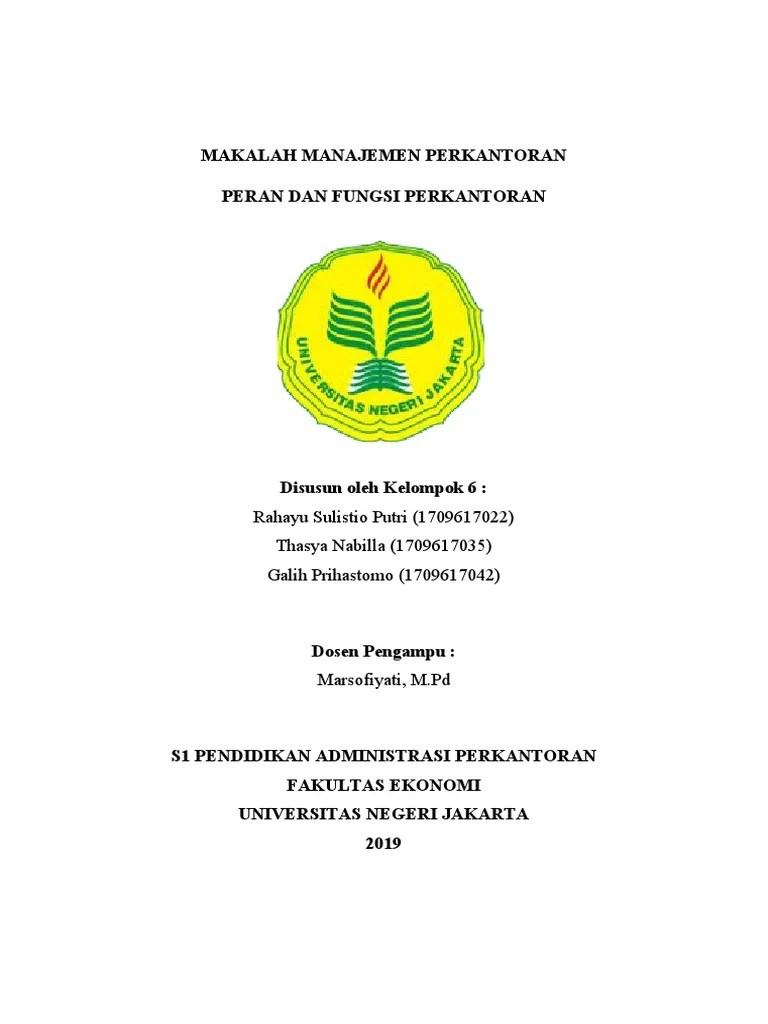 Makalah Administrasi Perkantoran Modern