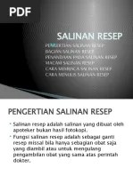 Resep Dan Salinan Resep | PDF