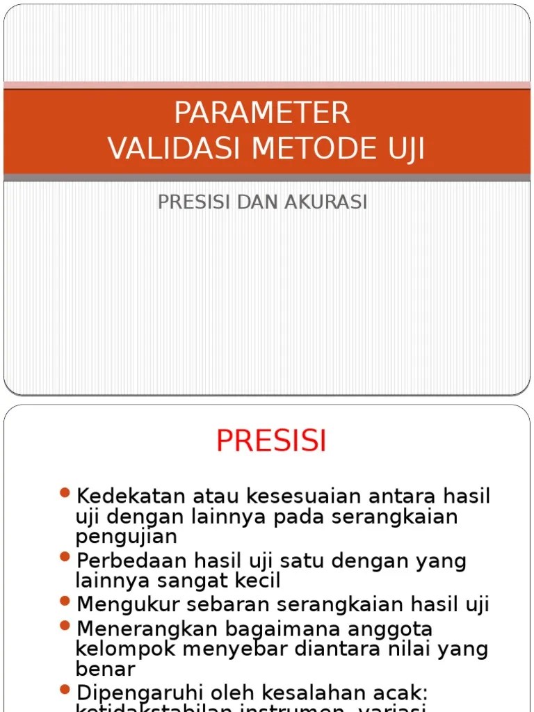 AKURASI DAN PRESISI Ok | PDF