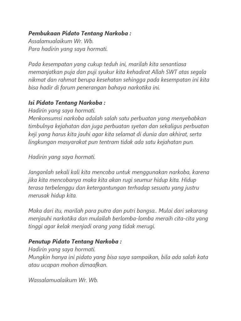 Contoh Soal Pidato Persuasif | PDF
