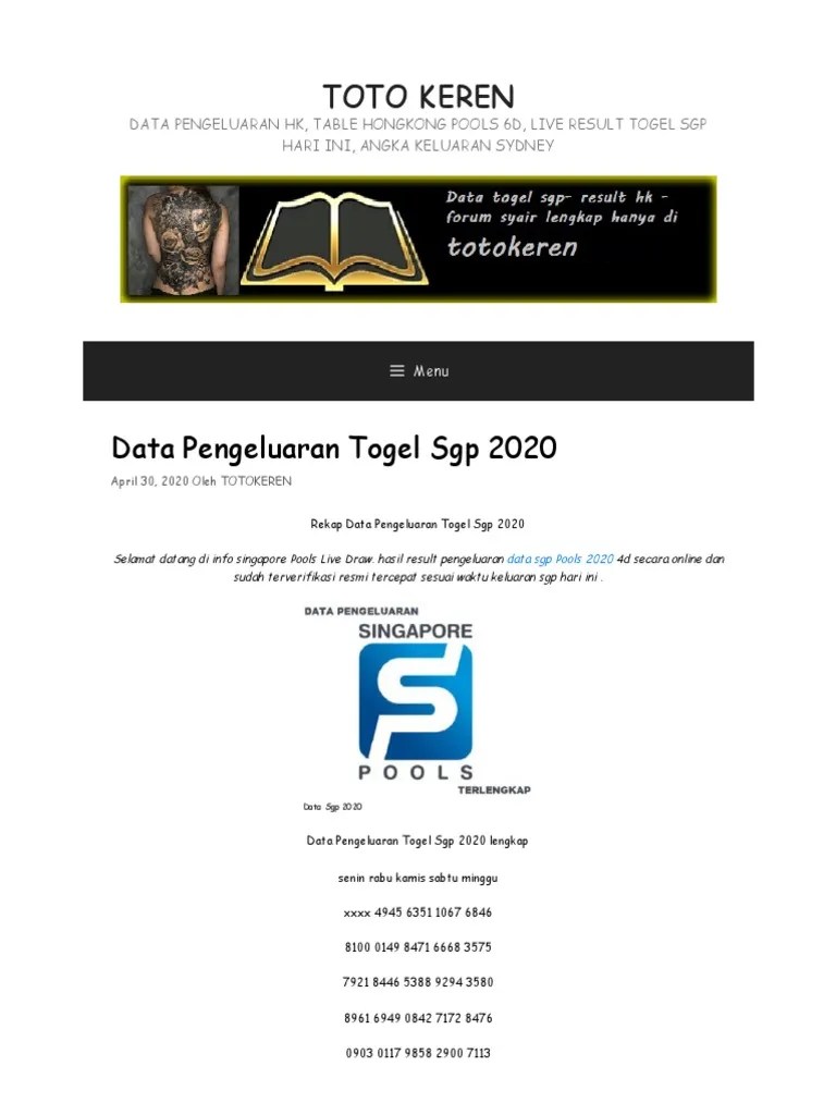 Data SGP 2020 | PDF
