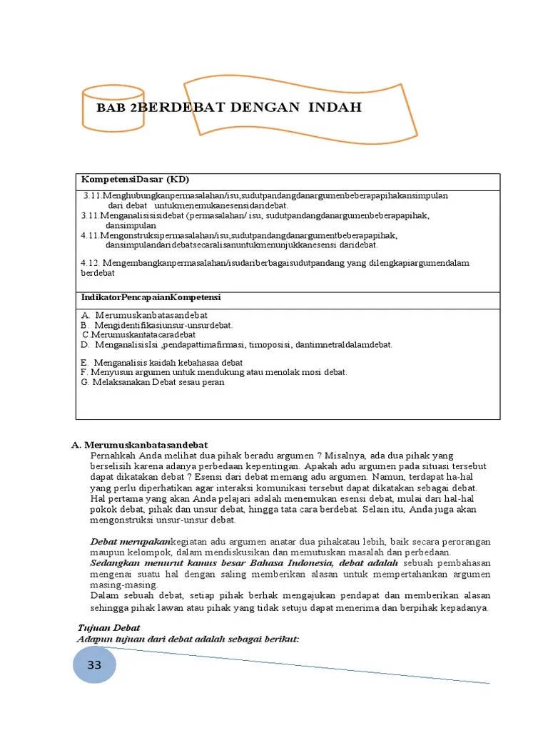 Modul Bab 2 Debat | PDF