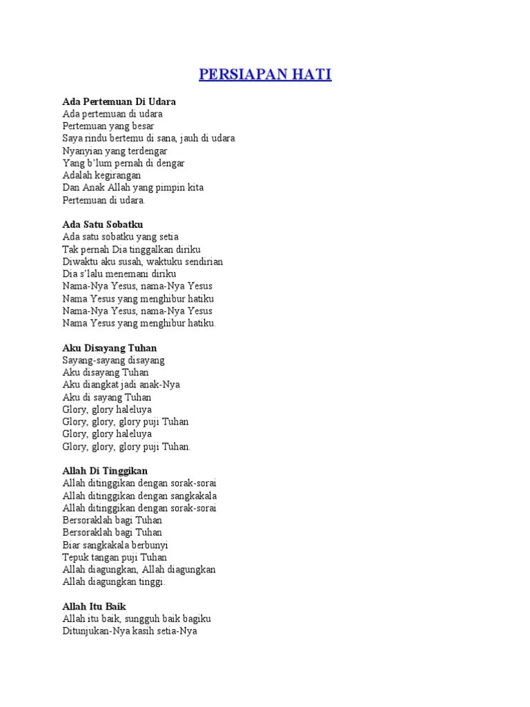 Lagu-Lagu Pujian | PDF