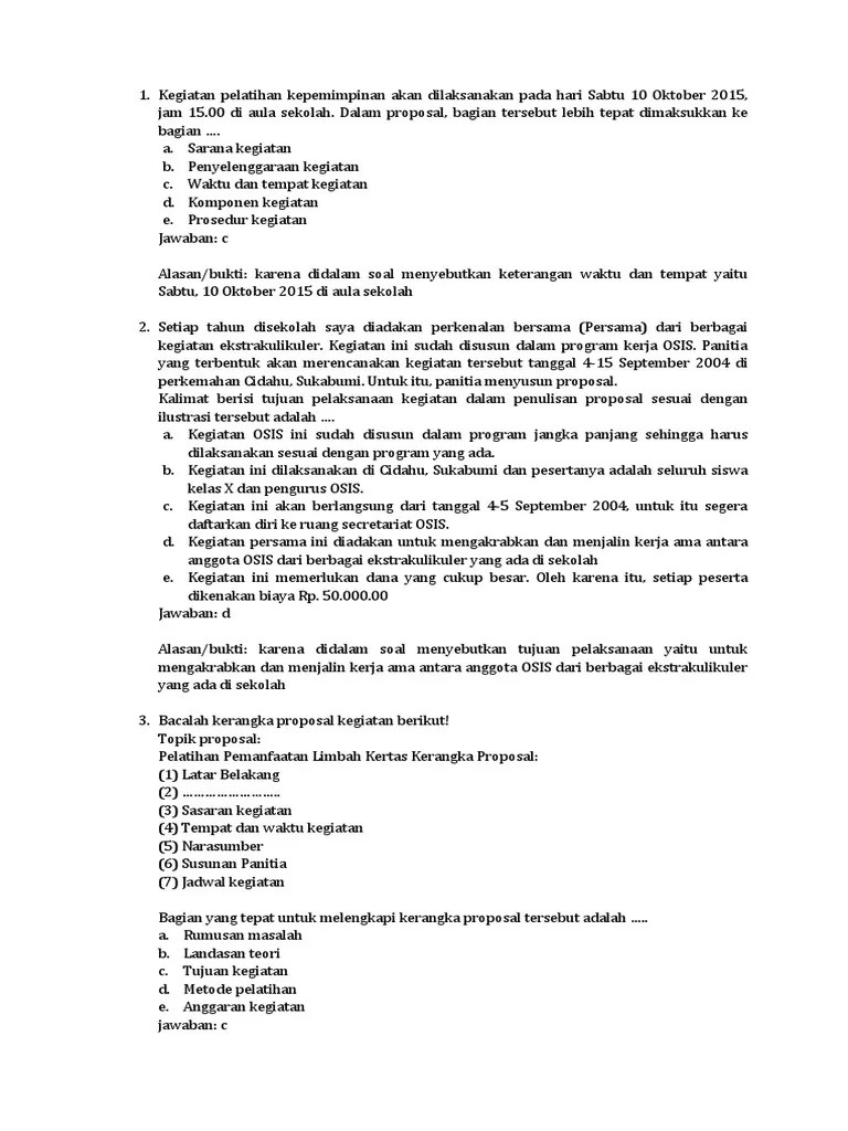 Latihan Soal UAS 2-1 | PDF