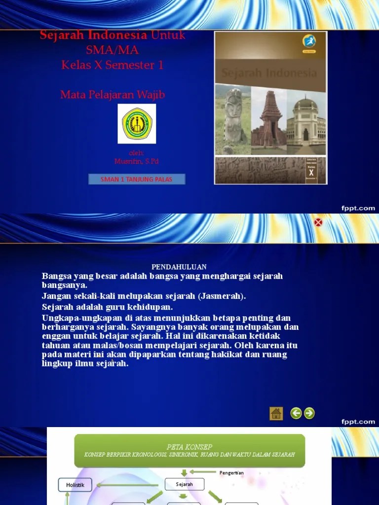 BAB 1 Konsep Berpikir Kronologis, Diakronik, Sinkronik, Ruang, Dan Waktu Dalam  Sejarah | PDF