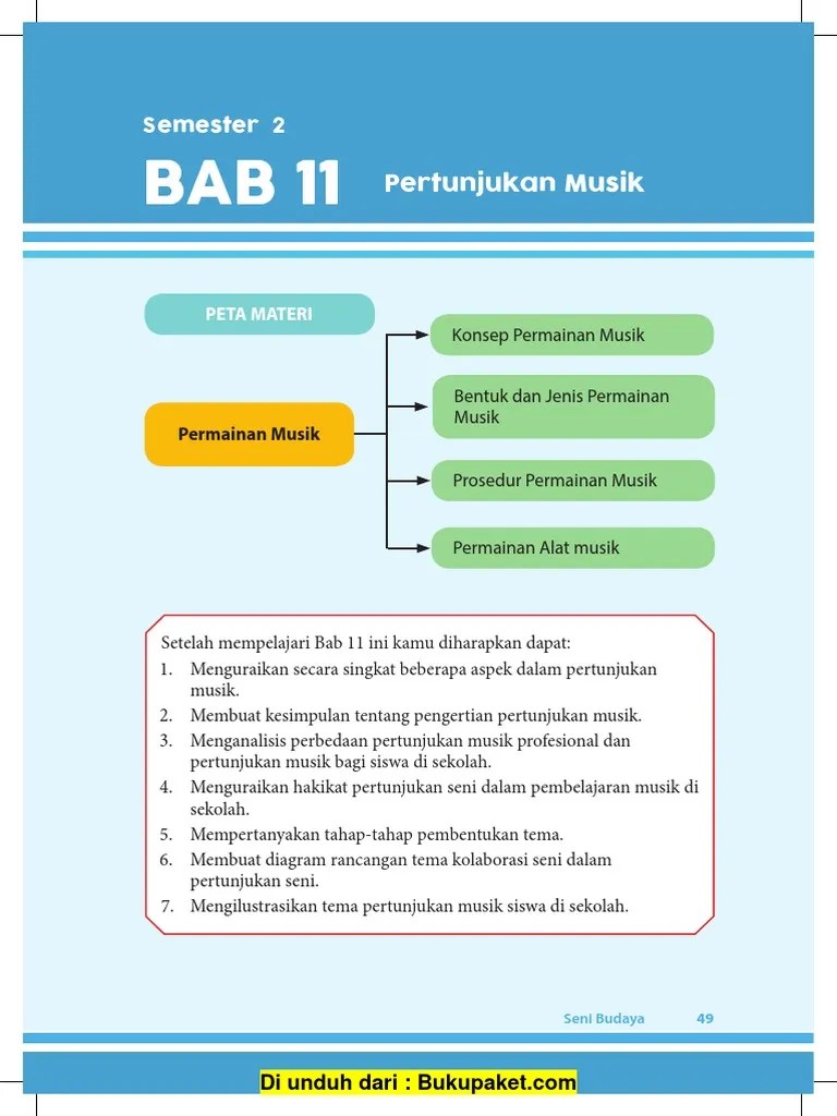 Bab 11 Pertunjukan Musik PDF | PDF