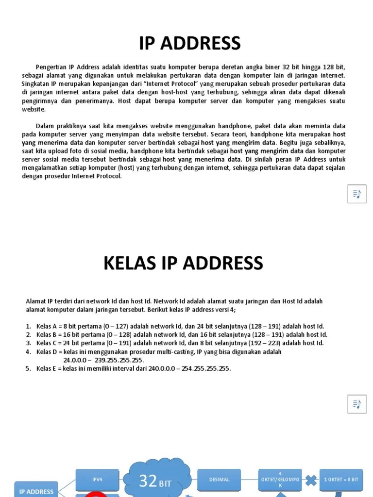 Materi Ip Address | PDF