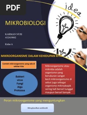 Mikrobiologi Karman Nusi | PDF