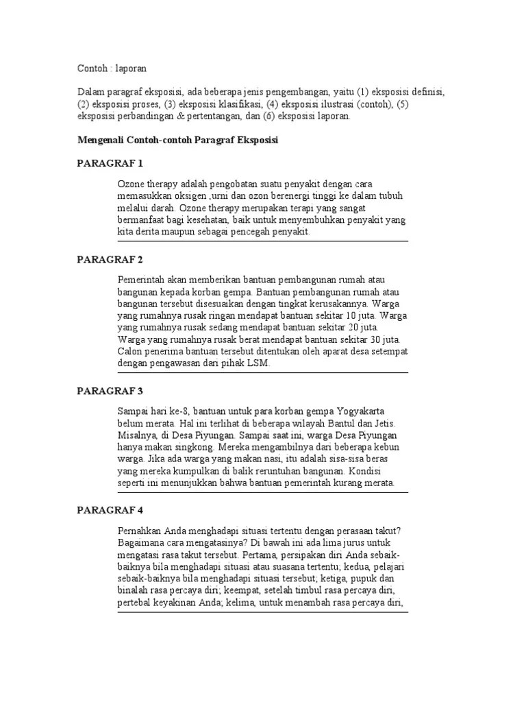 Contoh Teks Eksposisi Ilustrasi Beserta Gambar | Hilustrasi