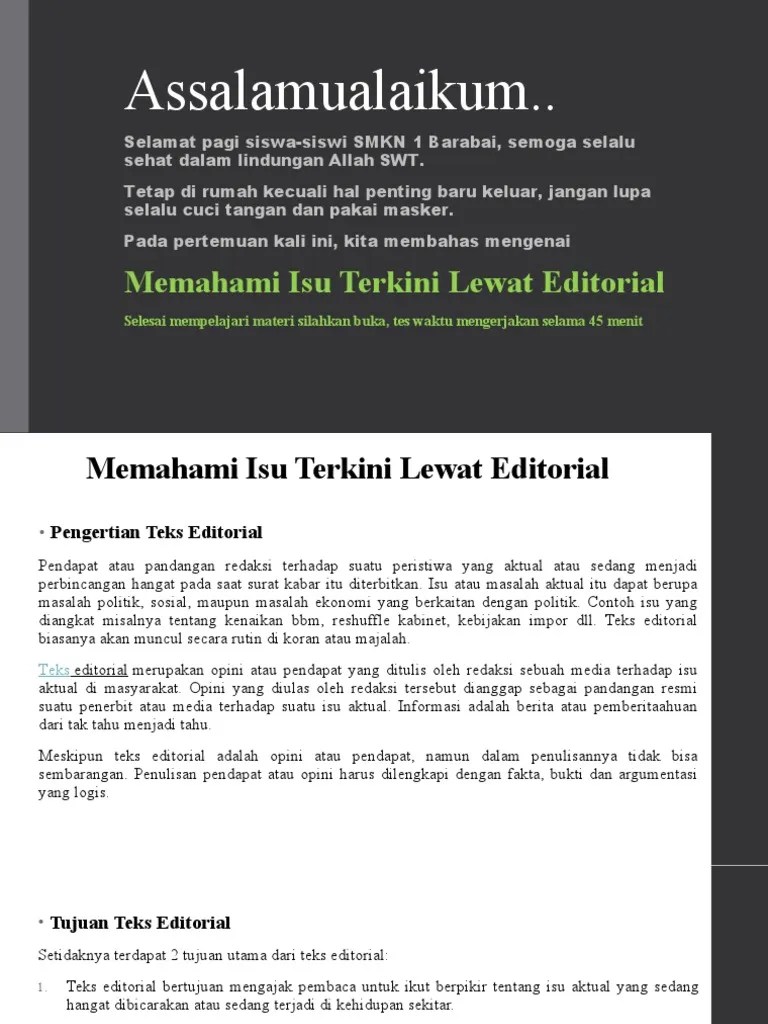 Materi Bab 3 Kls XII | PDF