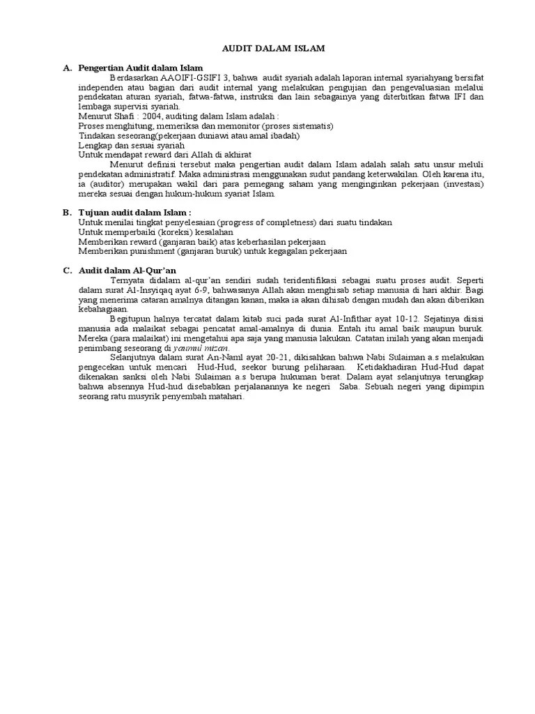 Auditing Islam | PDF