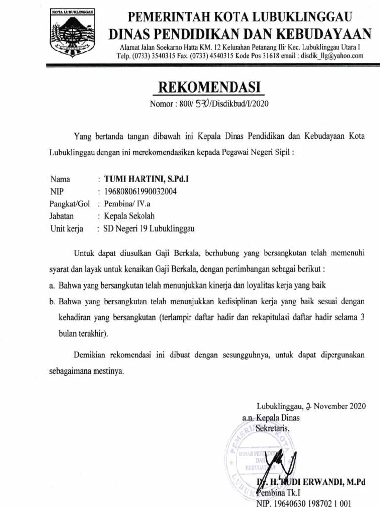02 Surat Rekomendasi | PDF