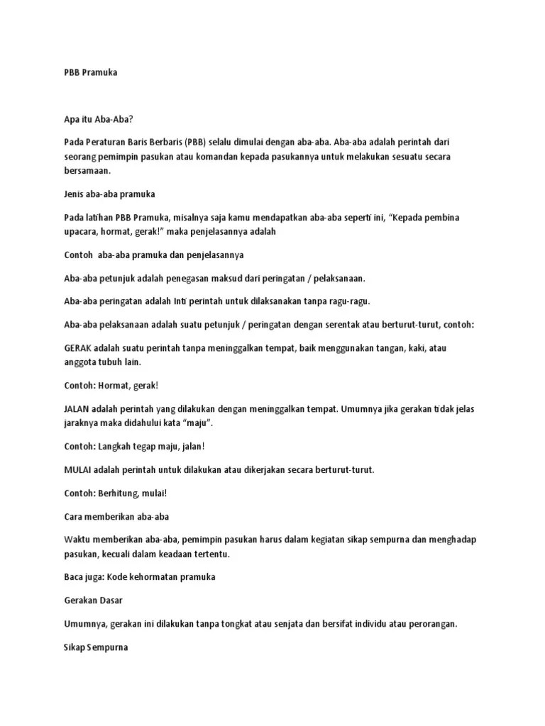 PBB Pramuka-WPS Office | PDF