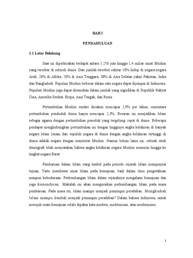 Perkembangan Islam Pada Abad Modern | PDF