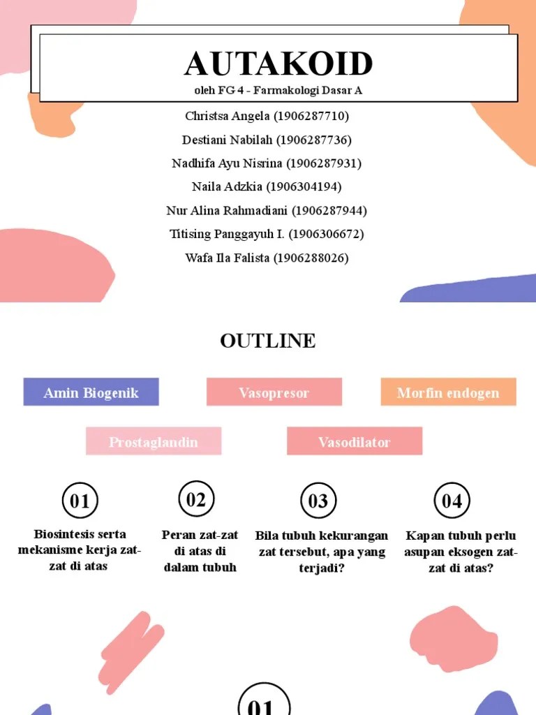FG 4 - Autakoid - Farmakologi A | PDF