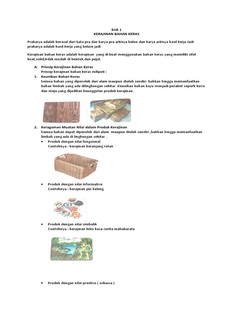 Prakarya Kelas 3 Semester 1 | PDF