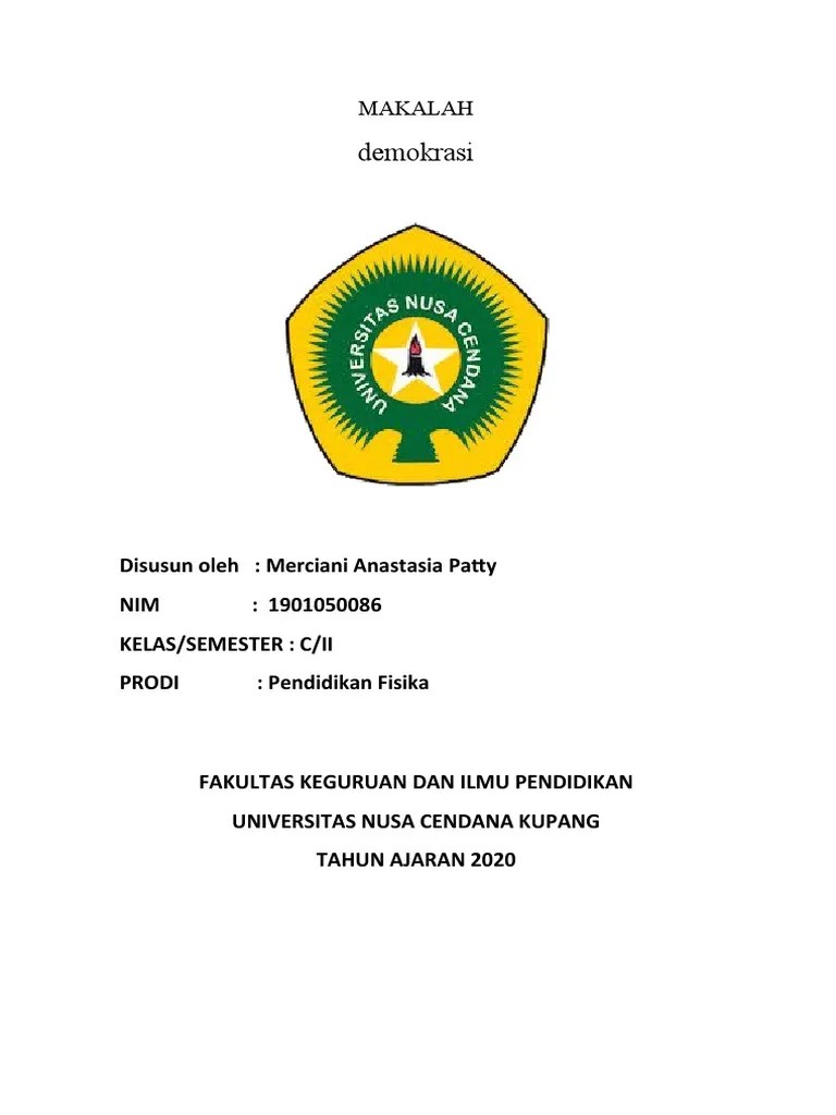 Makalah Tentang Demokrasi | PDF