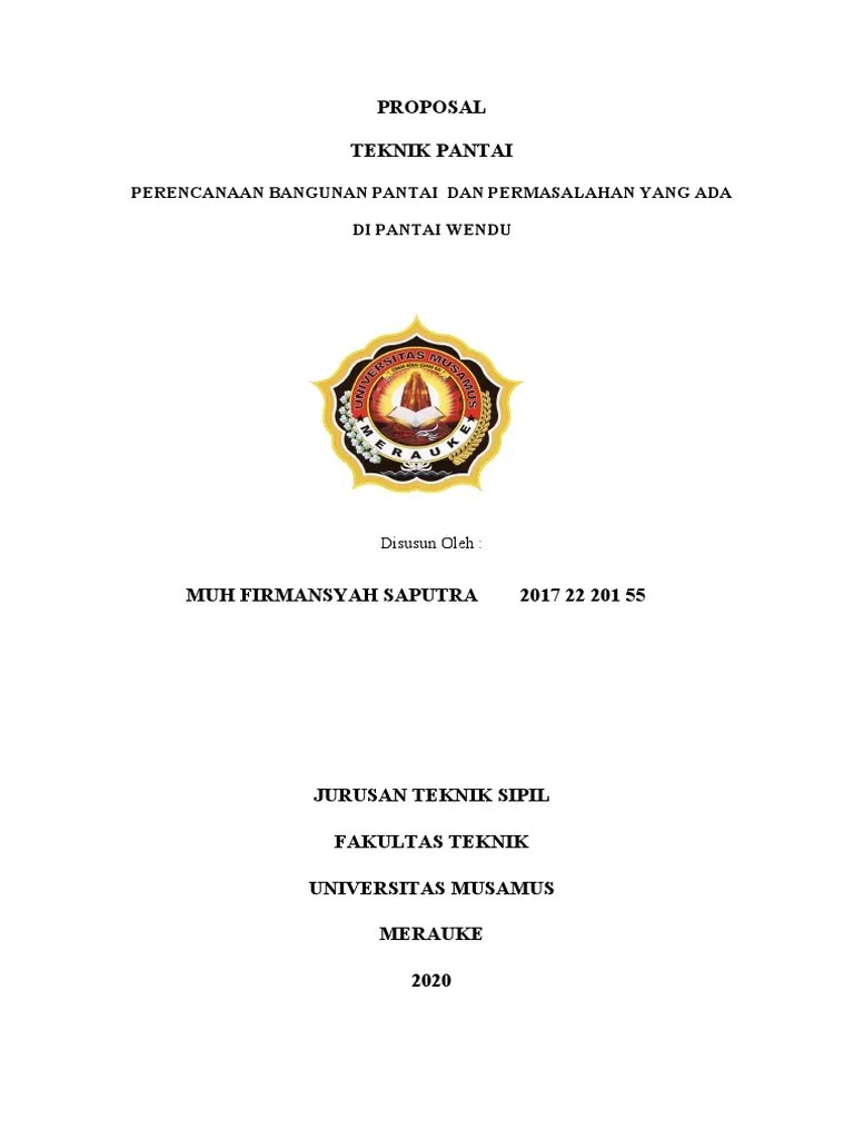 Proposal Teknik Pantai | PDF